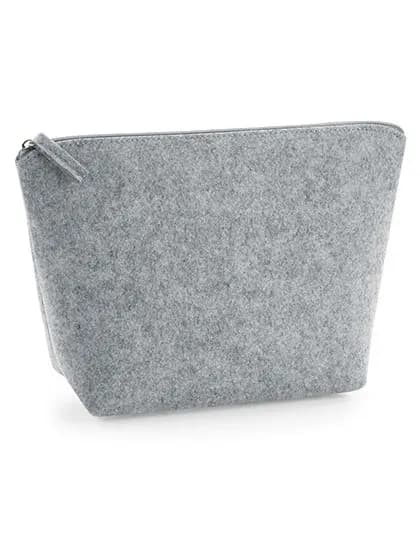 Felt Accessory Bag - Grey Melange