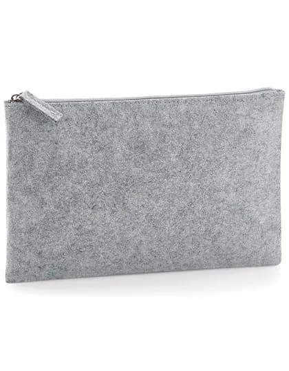 Felt Accessory Pouch - Grey Melange