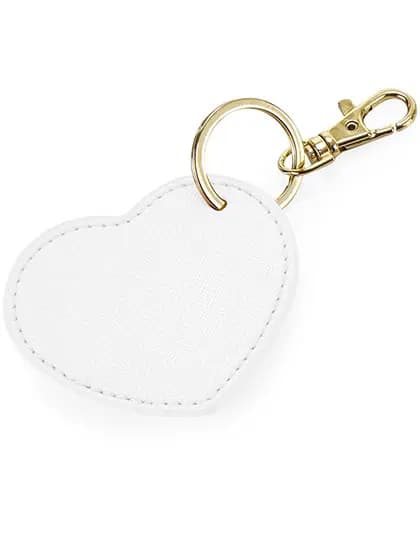 Boutique Heart Key Clip - Soft White