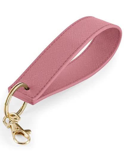 Boutique Wristlet Keyring - Dusky Pink