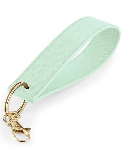 Boutique Wristlet Keyring - Soft Mint