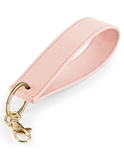 Boutique Wristlet Keyring - Soft Pink