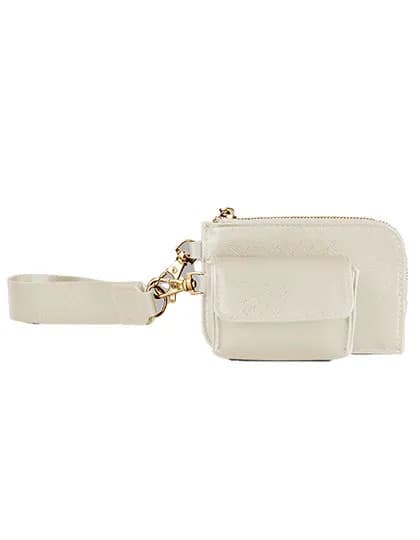 Boutique Pouch Wristlet - Oyster