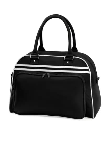 Retro Bowling Bag - Black/White