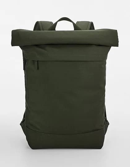 Simplicity Roll-Top Backpack - Pine Green