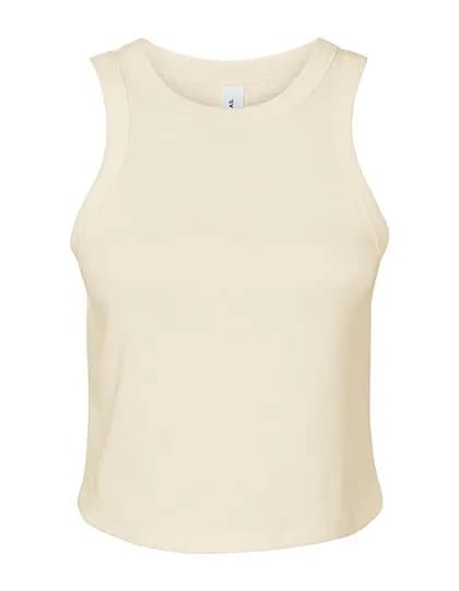 Women´s Micro Rib Racer Tank - Solid Natural Blend
