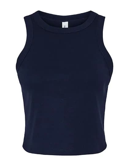 Women´s Micro Rib Racer Tank - Solid Navy Blend