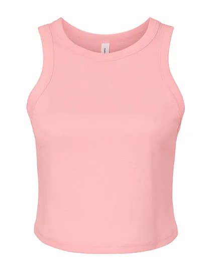 Women´s Micro Rib Racer Tank - Solid Pink Blend