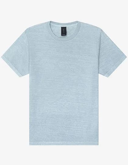 Unisex Heavyweight Washed Tee - Light Washed Denim