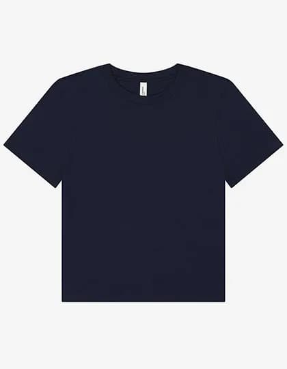 Women´s Heavy Boxy Tee - Navy