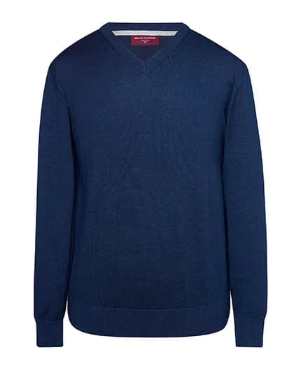 Men´s V-Neck Jumper Boston - Navy