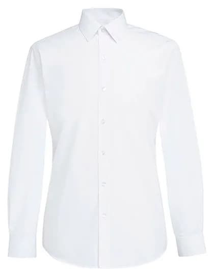 Men´s Slim Fit Shirt Vulcan Longsleeve - White