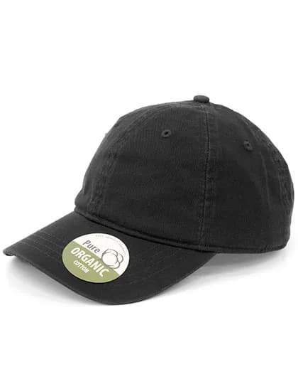 Organic Cotton Cap Unstructured - Black