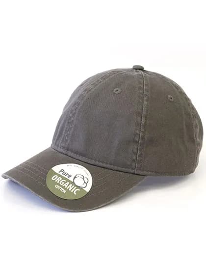 Organic Cotton Cap Unstructured - Charcoal