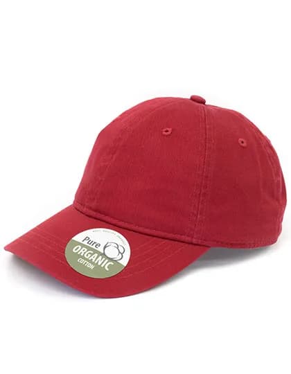 Organic Cotton Cap Unstructured - Red
