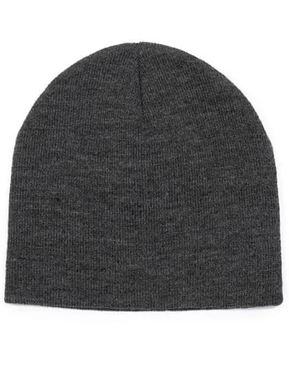 POLYLANA® Basic Beanie - Dark Grey Melange