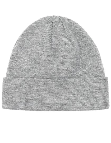 POLYLANA® Cuff Beanie - Grey Melange
