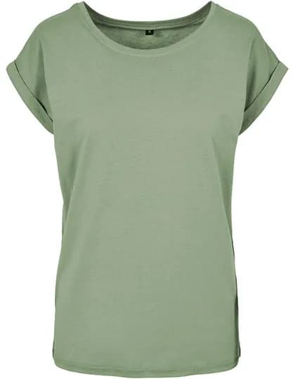 Ladies´ Extended Shoulder Tee - Magic Salvia