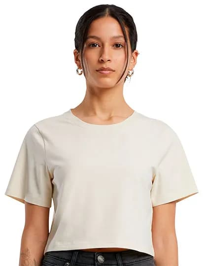 Ladies´ Cropped Tee - White Sand