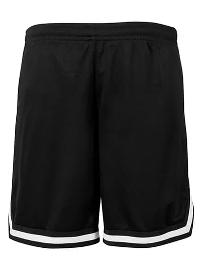 Two-tone Mesh Shorts - Black/Black/White