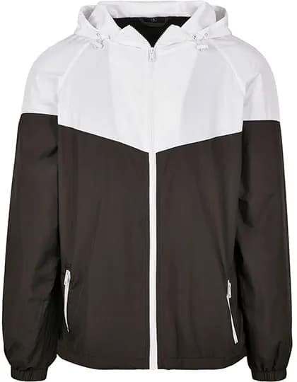 2-Tone Tech Windrunner - Black/White