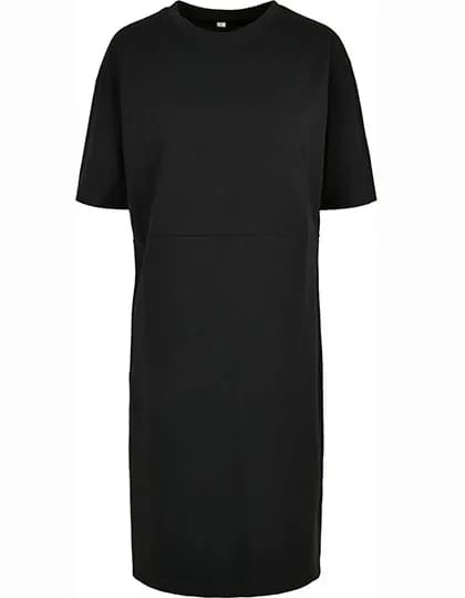 Ladies´ Organic Oversized Slit Tee Dress - Black