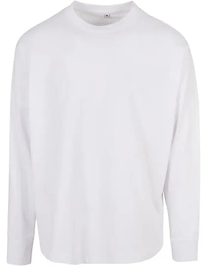 Oversized Cut On Sleeve Longsleeve - White