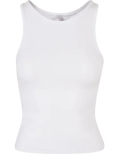 Ladies Racer Back Top - White