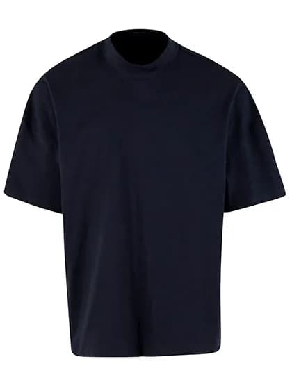 Men´s Oversized Mock Neck Tee - Navy
