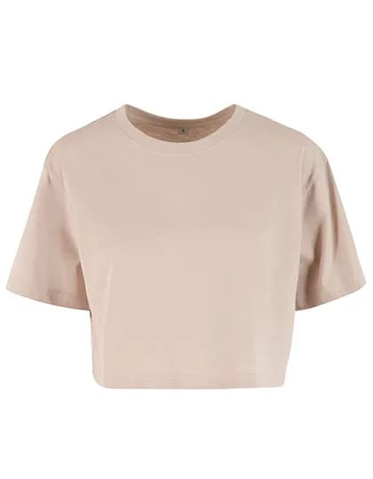 Ladies Short Oversized Tee - Cloud