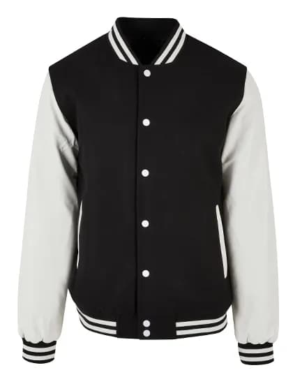 Oldschool College Jacket - Black/White