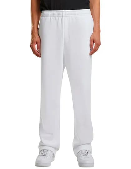 Fluffy Track Sweatpants - White