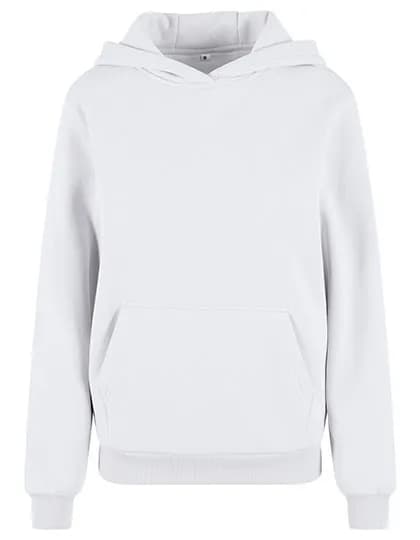 Ladies Fluffy Hoody - White