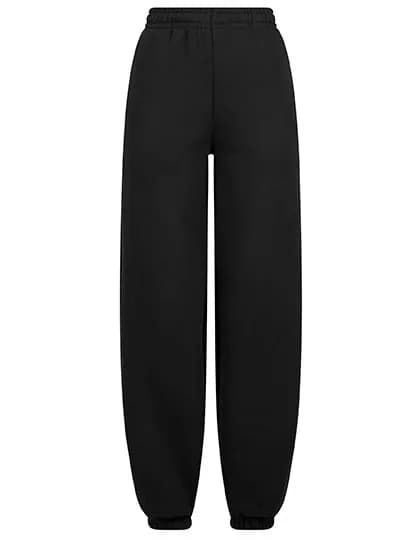 Ladies Fluffy Sweatpants - Black