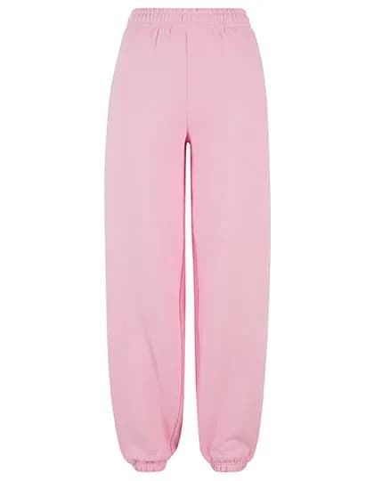 Ladies Fluffy Sweatpants - Soft Pink