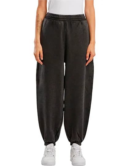 Ladies Vintage Heavy Sweatpants - Black