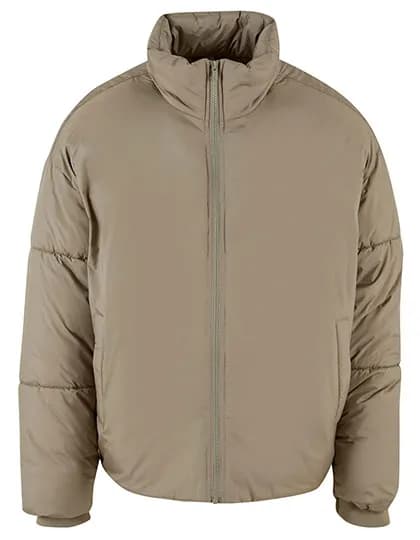 Oversized Puffer Jacket - Pale Olive