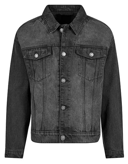 Heavy Ounce Boxy Denim Jacket - Black Washed