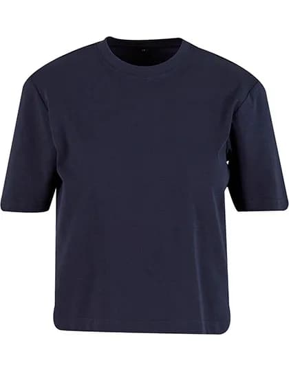 Sorona® Ladies Regular Boxy Tee - Navy