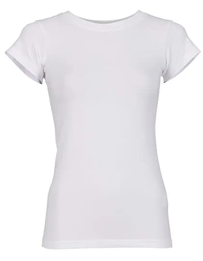 Ladies Basic Stretch Tee - White
