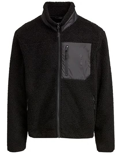 Bonded Sherpa Jacket - Black