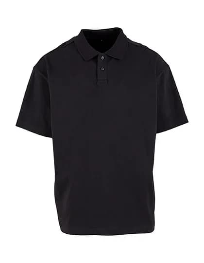 Oversized Polo Shirt - Black