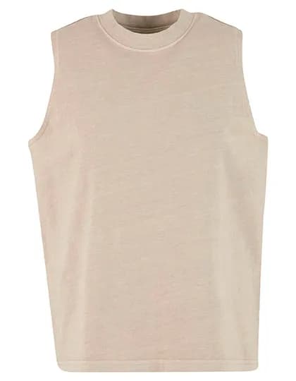 Ladies Vintage Washed Sleeveless Tee - Chalk Dust