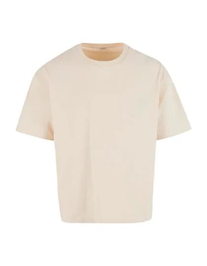 Cropped Oversized Tee - Sand