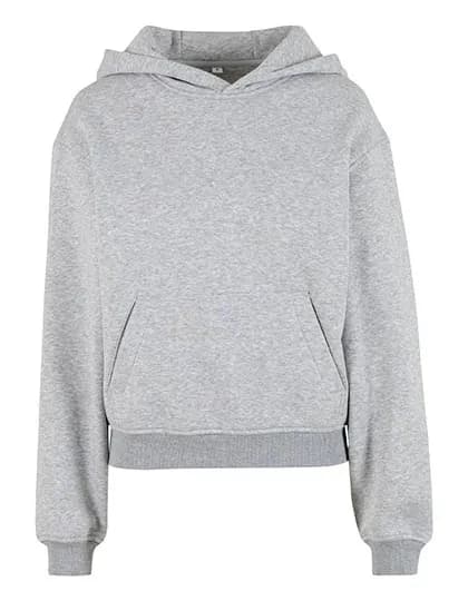 Ladies Loose Fit Hoody - Heather Grey