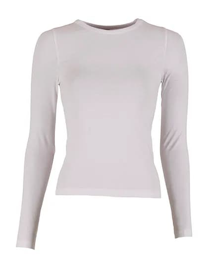 Ladies Ultra Slim Longsleeve - White