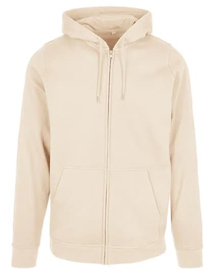 Basic Zip Hoody - Sand