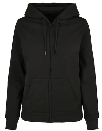 Ladies Basic Zip Hoody - Black