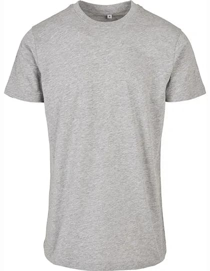Basic Round Neck T-Shirt - Heather Grey