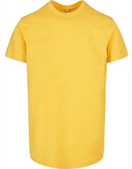Basic Round Neck T-Shirt - Taxi Yellow
